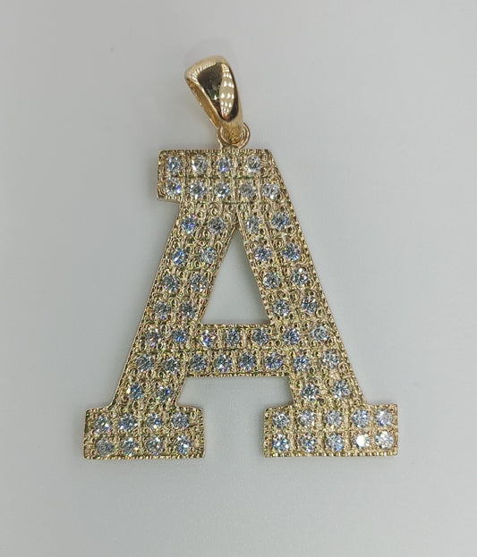 Letter Pendant Iced Out