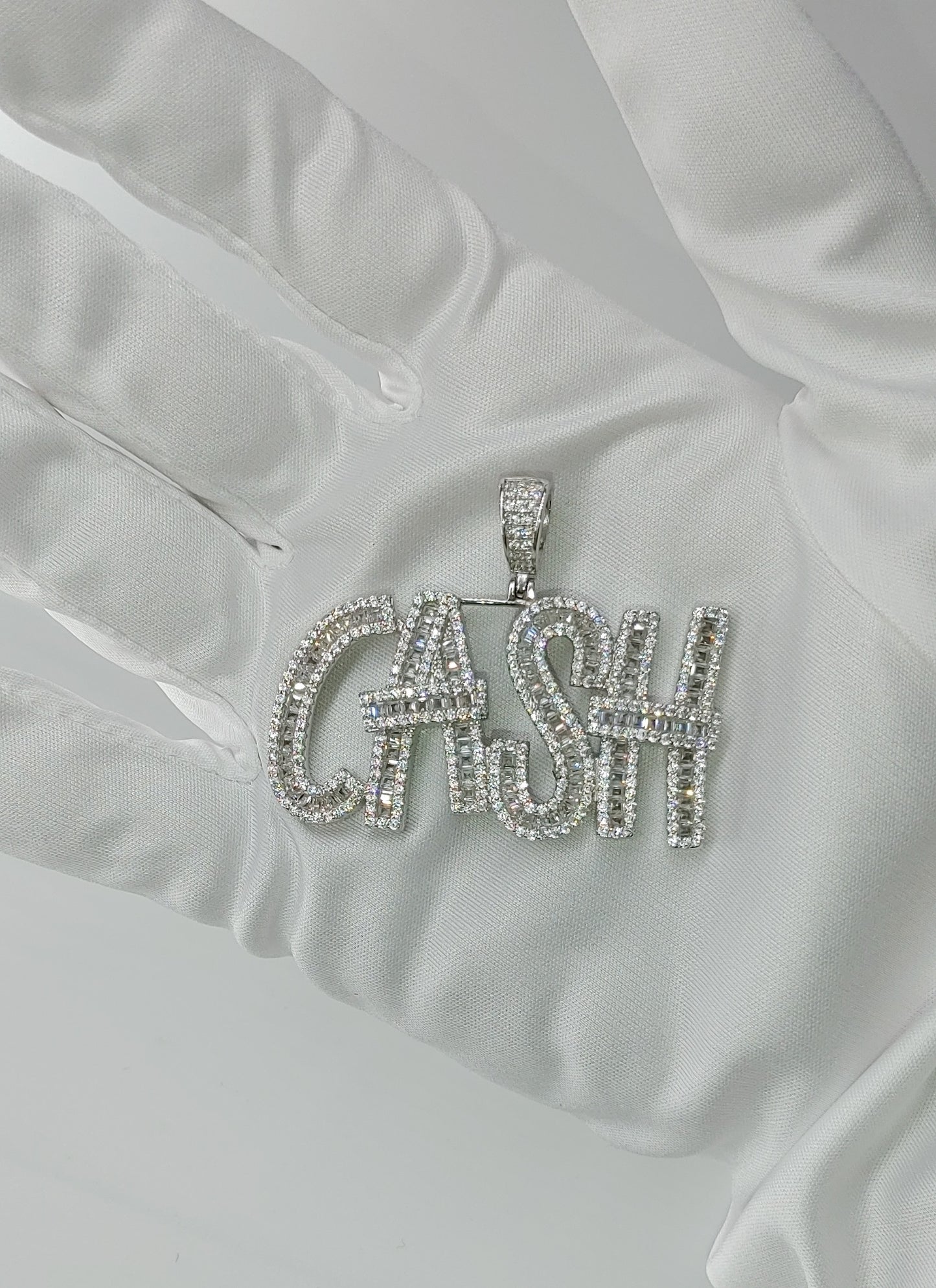 Iced Out Cash Pendant