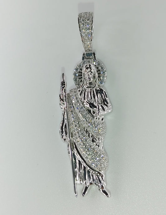 San Judas Pendant Italian Silver(Small)